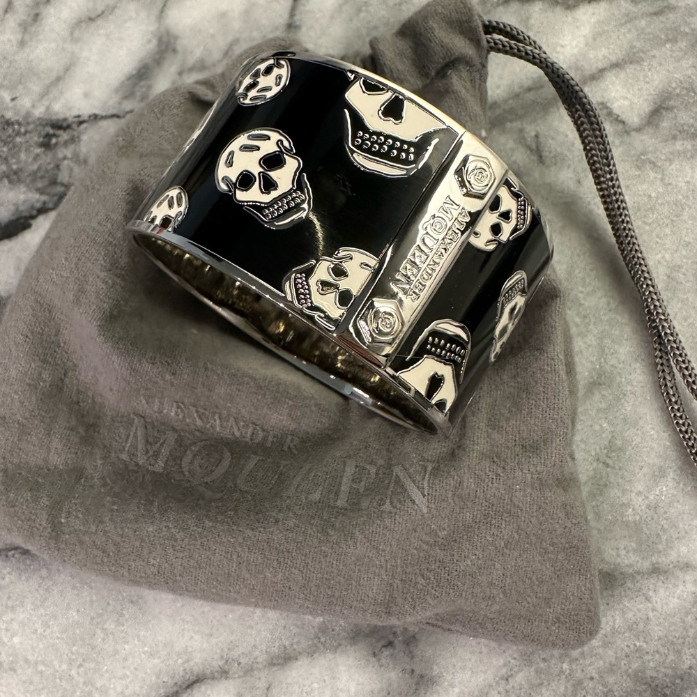 Alexander McQueen Skull Cuff Bracelet